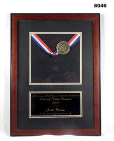 Award - RSL HALL OF FAME 2002, C.2002