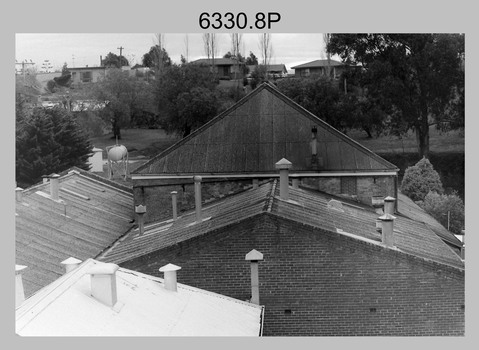 Lithographic Squadron’s Printing Building at the Army Survey Regiment, Fortuna, Bendigo, c1986.