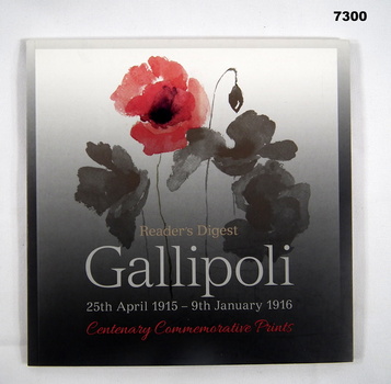 Book of information on collection of 20 Centenary prints.