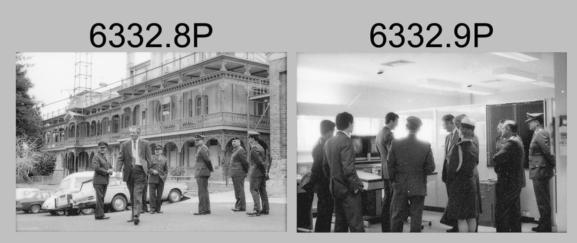 Minister for Defence’s Visit to the Army Survey Regiment, Fortuna Villa, Bendigo. c1984.