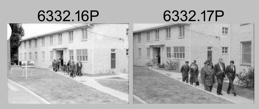 Minister for Defence’s Visit to the Army Survey Regiment, Fortuna Villa, Bendigo. c1984.