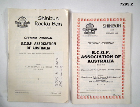 Official Journal booklets BCOF.