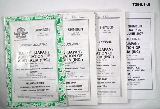 Official Journal booklets BCOF.