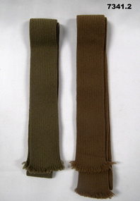 Two khaki Army ties.