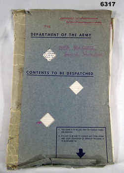 Folder containing letters and signals