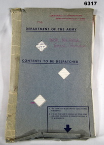 Folder containing letters and signals
