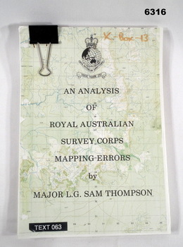 A4 Booklet kept together with a "bulldog" paper clip