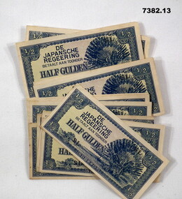 Half Gulden Notes Japanese Occupation Forces.