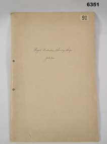 Foolscap folder containing letters about the Jubilee