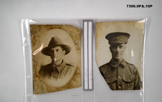 Ten original Sepia Photographs from Beehive Honour Board 1914-19.