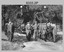 Military Funeral, Harcourt, c1960s. Unidentified civilians and Army Headquarters Survey Regiment personnel