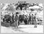 Military Funeral, Harcourt, c1960s. Unidentified civilians and Army Headquarters Survey Regiment personnel