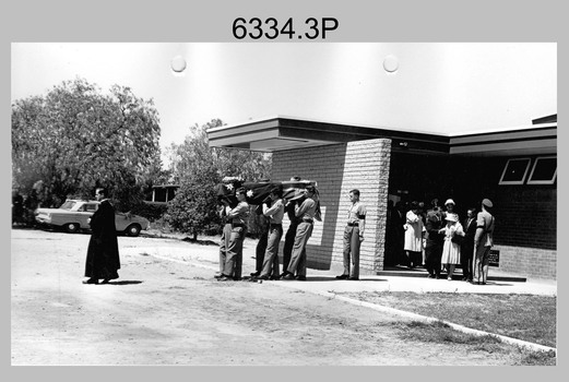 Military Funeral, Army Headquarters Survey Regiment Personnel Mildura, 1968. 