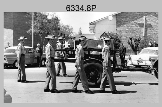 Military Funeral, Army Headquarters Survey Regiment Personnel Mildura, 1968. 