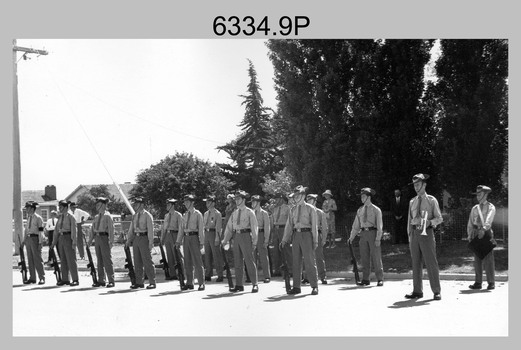 Military Funeral, Army Headquarters Survey Regiment Personnel Mildura, 1968. 