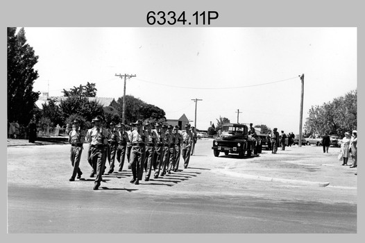 Military Funeral, Army Headquarters Survey Regiment Personnel Mildura, 1968. 