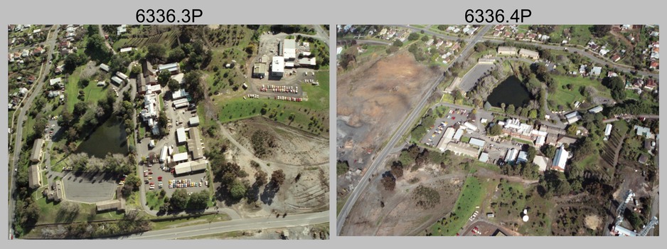 Aerial photos of the Army Survey Regiment, Army Survey Regiment, Fortuna, Bendigo, 1991.