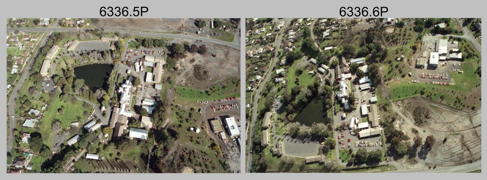 Aerial photos of the Army Survey Regiment, Army Survey Regiment, Fortuna, Bendigo, 1991.