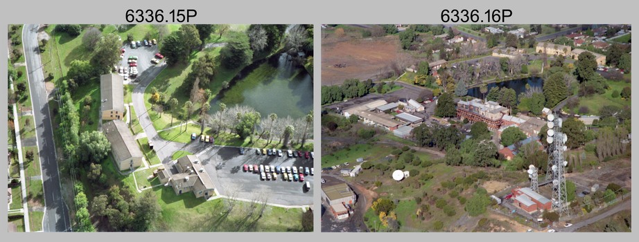 Aerial photos of the Army Survey Regiment, Army Survey Regiment, Fortuna, Bendigo, 1991.