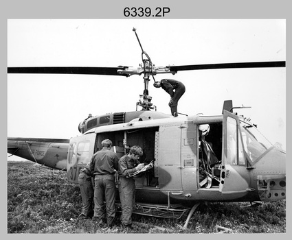 Royal Australian Survey Corps personnel on survey operations in PNG and possibly Indonesia. c1975.