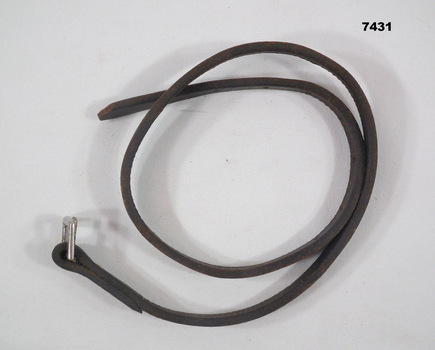 Small leather strap and buckle.