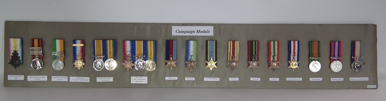 Replica Australian Military Awards.