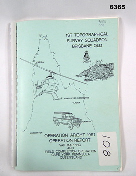 Pale Blue cover containing an A4 paper report