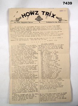 Royal Artillery Regiment News Magazine.