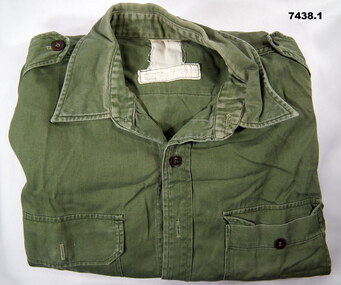 Australian Jungle Green shirt and trousers.