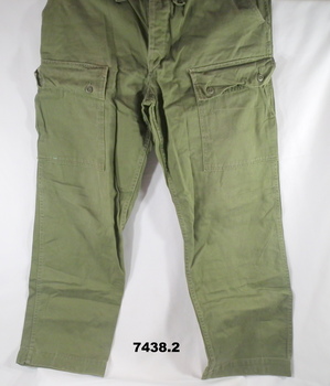 Australian Jungle Green shirt and trousers.
