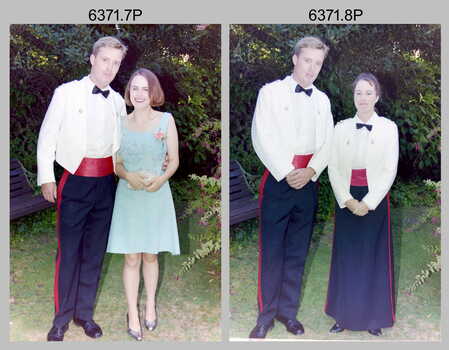 Summer Ball 1995 - Officers and Guests Arrival. Army Survey Regiment, Fortuna Villa, Bendigo.
