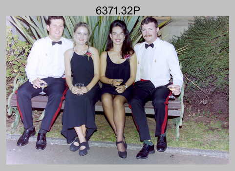 Summer Ball 1995 - Officers and Guests Arrival. Army Survey Regiment, Fortuna Villa, Bendigo.