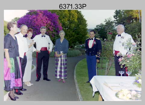 Summer Ball 1995 - Officers and Guests Arrival. Army Survey Regiment, Fortuna Villa, Bendigo.