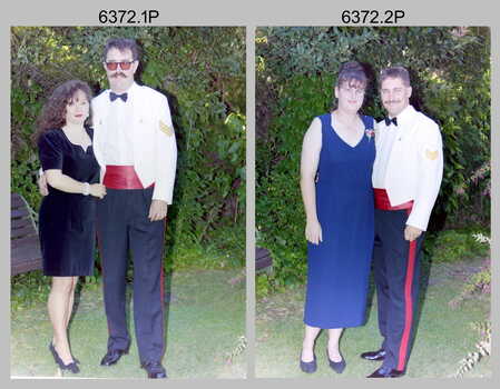 Summer Ball 1995 - Warrant Officer and Sergeant and Guests Arrival. Army Survey Regiment, Fortuna Villa, Bendigo.