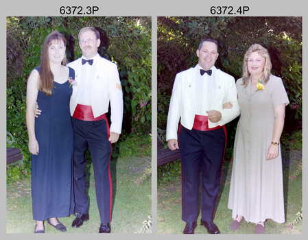 Summer Ball 1995 - Warrant Officer and Sergeant and Guests Arrival. Army Survey Regiment, Fortuna Villa, Bendigo.