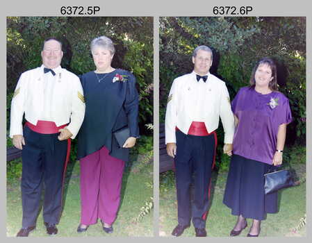 Summer Ball 1995 - Warrant Officer and Sergeant and Guests Arrival. Army Survey Regiment, Fortuna Villa, Bendigo.