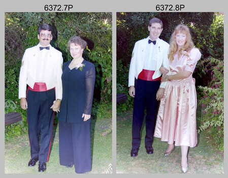 Summer Ball 1995 - Warrant Officer and Sergeant and Guests Arrival. Army Survey Regiment, Fortuna Villa, Bendigo.