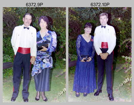 Summer Ball 1995 - Warrant Officer and Sergeant and Guests Arrival. Army Survey Regiment, Fortuna Villa, Bendigo.