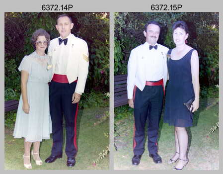 Summer Ball 1995 - Warrant Officer and Sergeant and Guests Arrival. Army Survey Regiment, Fortuna Villa, Bendigo.