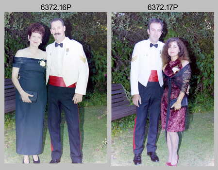 Summer Ball 1995 - Warrant Officer and Sergeant and Guests Arrival. Army Survey Regiment, Fortuna Villa, Bendigo.