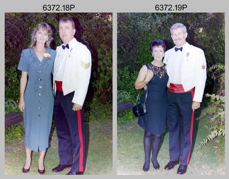 Summer Ball 1995 - Warrant Officer and Sergeant and Guests Arrival. Army Survey Regiment, Fortuna Villa, Bendigo.