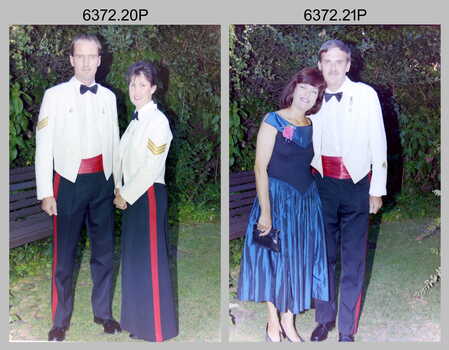Summer Ball 1995 - Warrant Officer and Sergeant and Guests Arrival. Army Survey Regiment, Fortuna Villa, Bendigo.