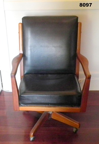 Swivel Chair used by the Presidents Bendigo RSL.
