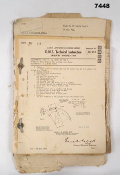 Armoury notes - DME Technical Instructions,