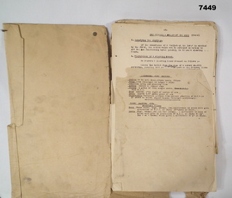 Armoury notes on A.A.O.C. Course.
