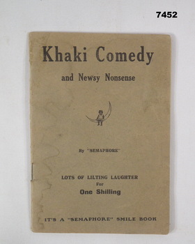 Booklet of Military stories and poems WW2.