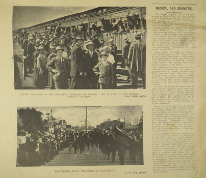 "Bendigonian" Newspaper with photo insert, September 15, 1914.