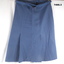 Three blue Polyester uniform skirts.