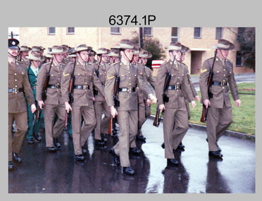 Corps Day Parade, Army Survey Regiment, Fortuna Villa, Bendigo. 28th June 1990.