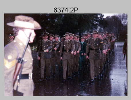 Corps Day Parade, Army Survey Regiment, Fortuna Villa, Bendigo. 28th June 1990.